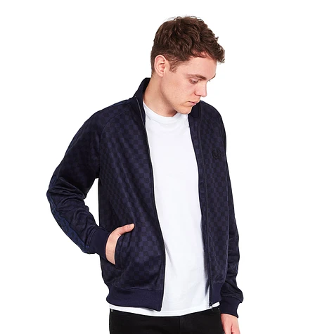 Fred Perry - Chequerboard Print Track Jacket