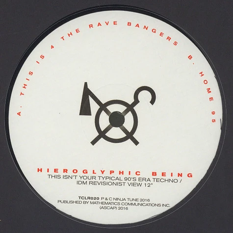 Hieroglyphic Being - This Isn't Your Typical 90's Era Techno / IDM...