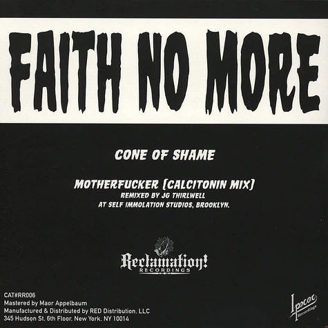 Faith No More - Cone Of Shame Green Vinyl Edition
