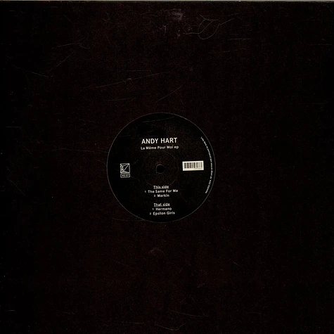 Andy Hart - La Même Pour Moi EP