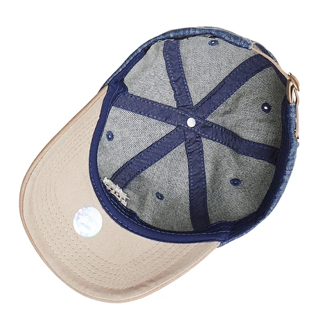 Stüssy - Denim Suede Crest Strapback Cap