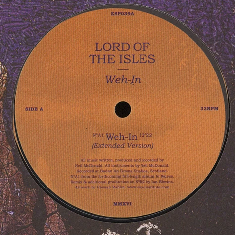 Lord Of The Isles - Weh-In