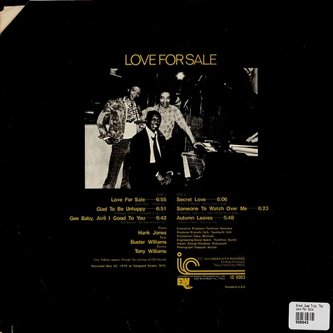 The Great Jazz Trio - Love For Sale