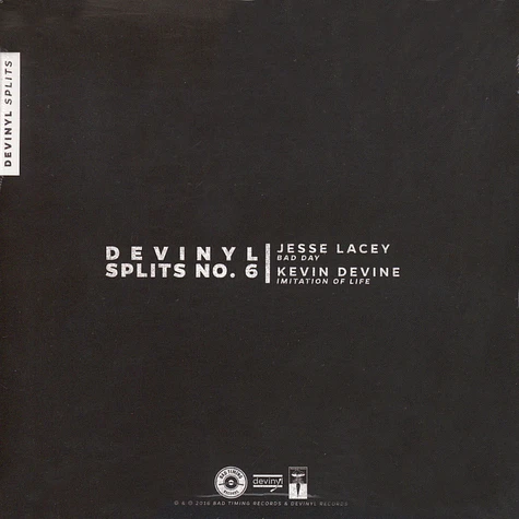 Kevin Devine of Miracle Of ‘86 /Jesse Lacey of Brand New - Devinyl Splits No. 6
