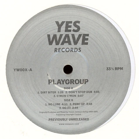 Playgroup - Previously Unreleased' Bonus EP