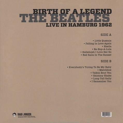 The Beatles - Birth Of A Legend: Live In Hamburg 1962
