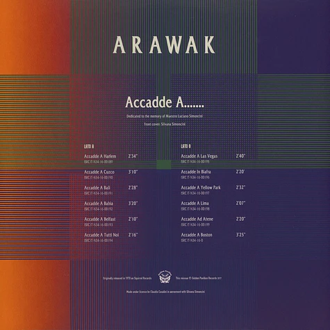 Arawak - Accade A... Black Vinyl Edition