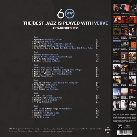 V.A. - The Best Jazz Is Played With Verve