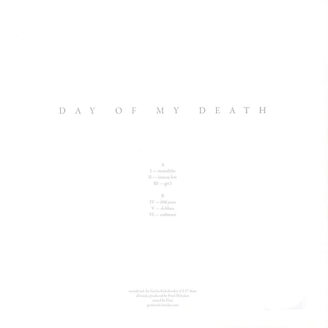 Buttechno - Day Of My Death