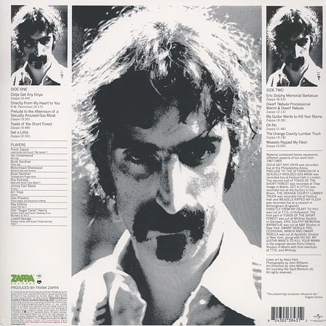 Frank Zappa - Weasels Ripped My Flesh