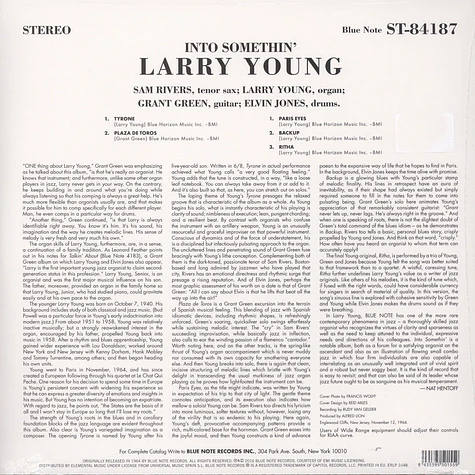 Larry Young - Into Somethin'