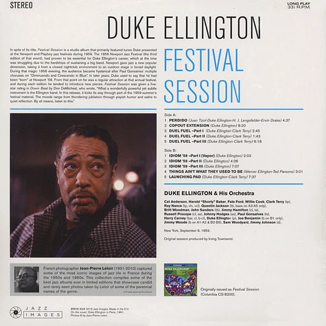 Duke Ellington - Festival Session - Jean-Pierre Leloir Collection