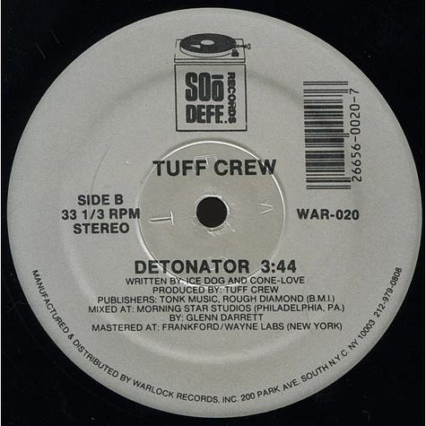 Tuff Crew - My Part Of Town