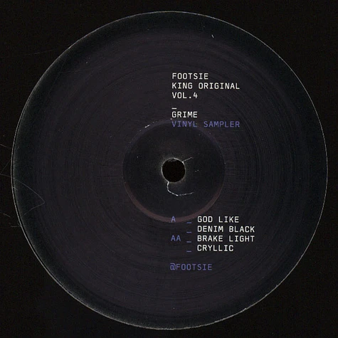 Footsie - King Original Volume 4 Vinyl Sampler