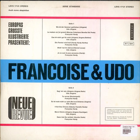Francoise Hardy & Udo Jürgens - Francoise & Udo