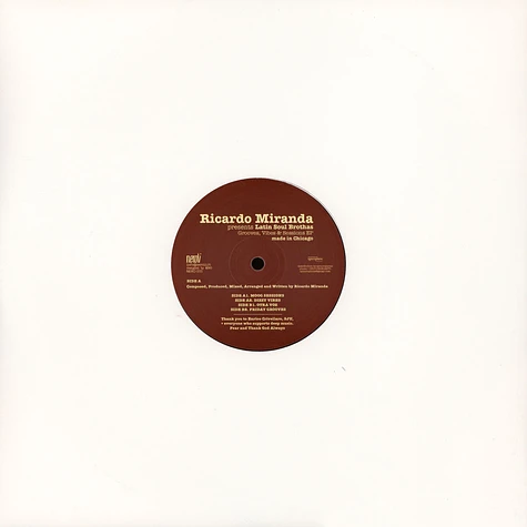 Ricardo Miranda pres. Latin Soul Brothas - Grooves, Vibes & Sessions EP