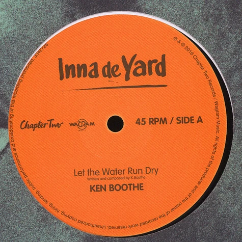 Ken Boothe / Kush Mcanuff - Let The Water Run Dry / Black To I Roots