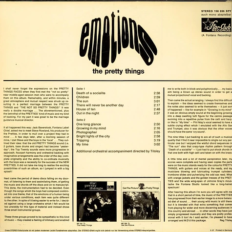 The Pretty Things - Emotions