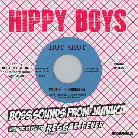 Devon Russell & Lloyd Robinson / Oswald Nethersole & The Hippy Boys - Walking In Jerusalem / Bimbo Reggae