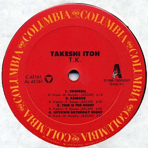Takeshi Itoh - T.K.