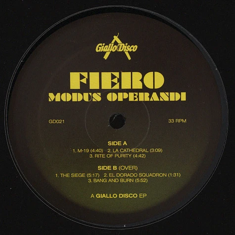 Fiero - Modus Operandi EP