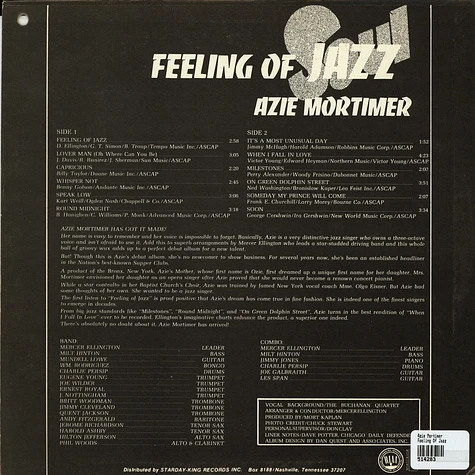 Azie Mortimer - Feeling Of Jazz