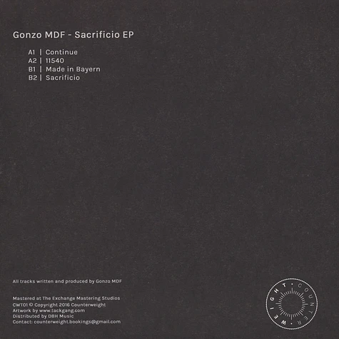 Gonzo MDF - Sacrificio EP