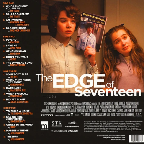 V.A. - OST Edge Of Seventeen Orange Vinyl Edition
