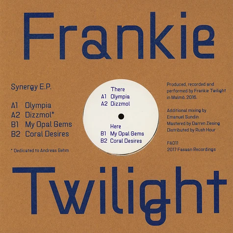 Frankie Twilight - Synergy EP