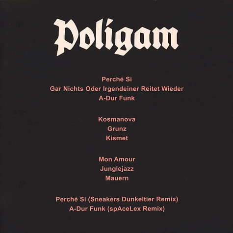 Poligam - Poligam LP