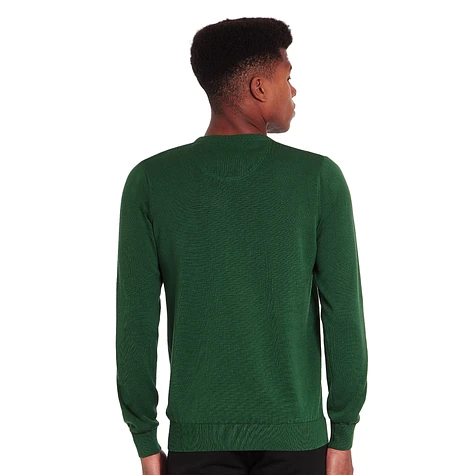 Lacoste - Embroidered Crocodile Knit Sweater