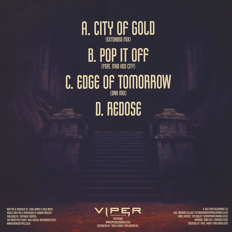 The Prototypes - City Of Gold EP Black Vinyl Edition