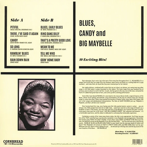 Big Maybelle - Blues, Candy, And Big Maybelle