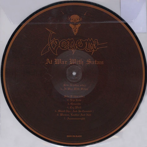 Venom - At War With Satan Picture Disc Edition