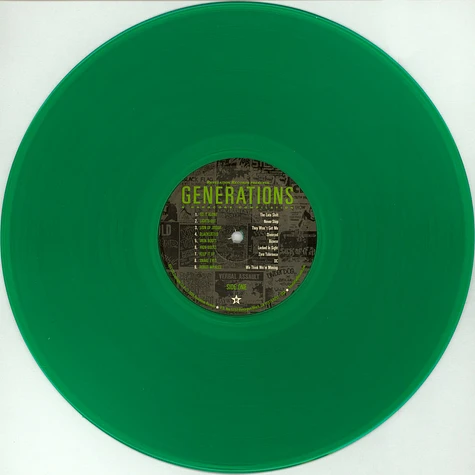 V.A. - Generations: A Hardcore Compilation Transculent Green Vinyl Edition