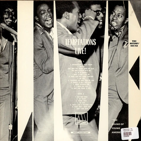 The Temptations - Temptations Live!