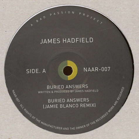 James Hadfield - Buried Answers