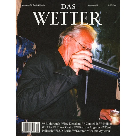 Das Wetter - Ausgabe 11 - Winter 2016 / 2017 - Frank Castorf Cover