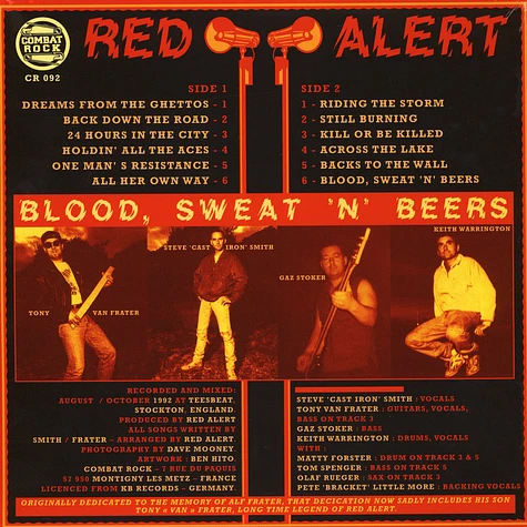 Red Alert - Blood, Sweat 'N' Beers