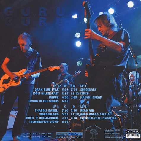 Guru Guru - 45 Years Live Blue Vinyl Edition