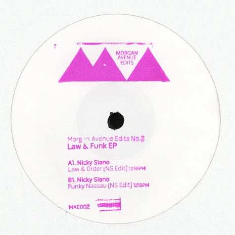 Nicky Siano - Law & Funk Ep