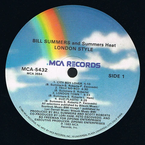 Bill Summers & Summers Heat - London Style