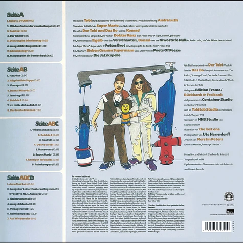 Der Tobi & Das Bo - Genie Und Wahnsinn Liegen Dicht Beieinander Black Vinyl Edition