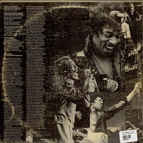 Otis Redding / The Jimi Hendrix Experience - Historic Performances Recorded At The Monterey International Pop Festival
