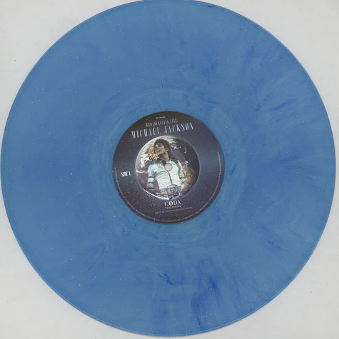 Michael Jackson - Broadcasting Live Blue Sparkle Vinyl Edition