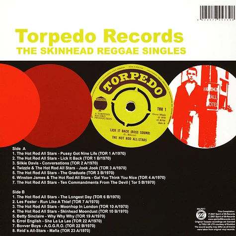 V.A. - Torpedo Records - The Skinhead Reggae Singles