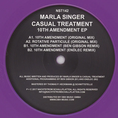 Marla Singer & Casual Treatment - 10th Amendment