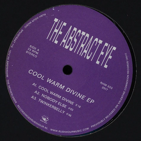 The Abstract Eye - Cool Warm Divine Ep