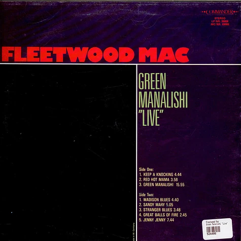Fleetwood Mac - Green Manalishi "Live"