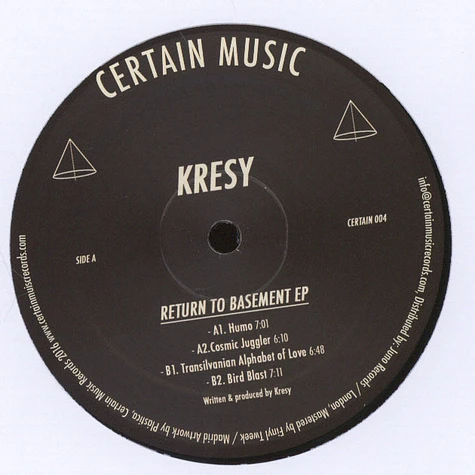 Kresy - Return To Basement EP